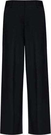 Kenzo Pantaloni dritti in lana - Nero