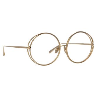 Linda Farrow Glasses, unisex, Yellow, Size: 59 MM LFL