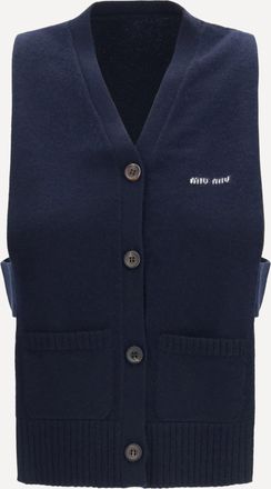 Miu Miu Cashmere cardigan Vest Female 40