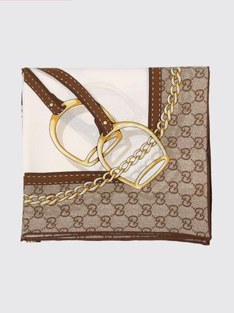 Gucci Foulard in pura seta con stampa grafica multicolore