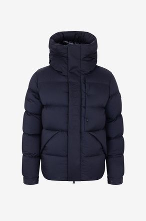 Moncler Kurze matte Daunenjacke mit Kapuze Madeira