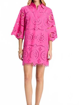 Tyler B&ouml;e Penny Eyelet Dress In Rose Violet