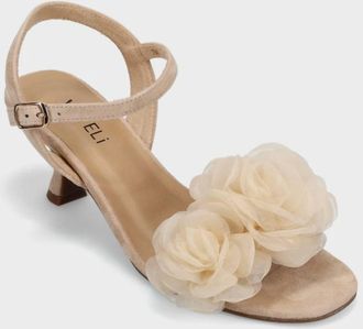 Vaneli Womens Lapis Sandal In Nude Suede