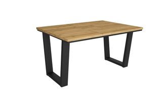 Skraut Home Mesa comedor efecto madera roble 140x90x74cm