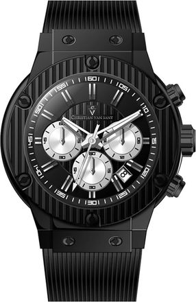 Christian Van Sant Mens Monarchy Red Dial Watch