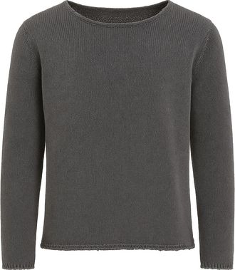 Fabrizio Del Carlo Textured Knit Crewneck Sweater