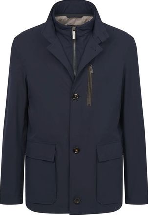 Bugatti Jassen, Heren, Blauw, M, Jas