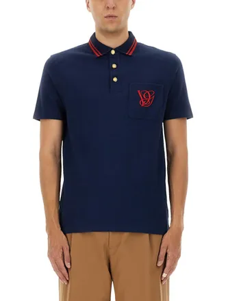 Valentino Garavani Polo Shirt With Vg Embroidery