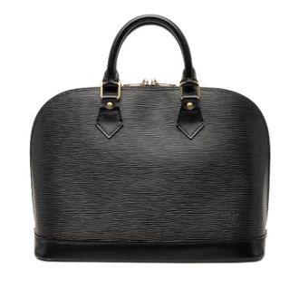 Louis Vuitton Pre-owned Handbags, female, Black, Size: ONE SIZE Pre-owned Alma PM
