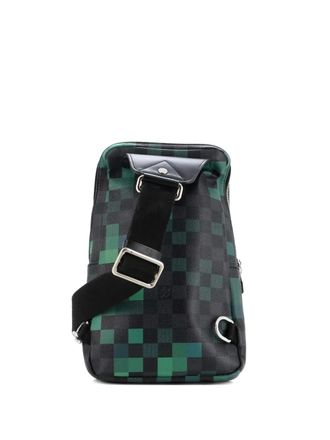 Louis Vuitton Avenue Sling Bag Limited Edition Damier Graphite Pixel shoulder bag - Zwart