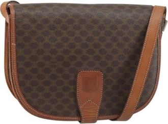 Celine Pre-owned Plastic Crossbody Tas - Dames - Vintage Schoudertas - Bruin - ONE Size - Vintage