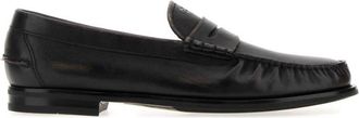 Prada Black Leather Loafers