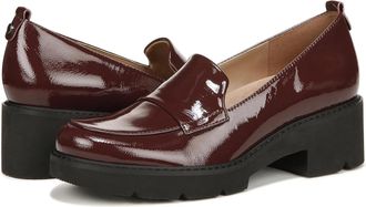 Naturalizer Womens Naturalizer Darry H7079L6602 Flat Brown Leather Loafers Shoes RHS5909