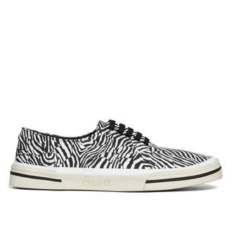 Celine Celine, Schoenen, Heren, Zwart, 41 EU, Katoen, Canvas Low Top Sneakers
