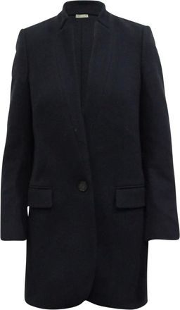 Stella McCartney Cappotto con revers classici - Blu