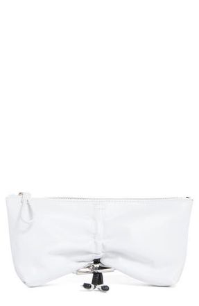 Longchamp Le Roseau Small Clutch in White at Nordstrom Rack