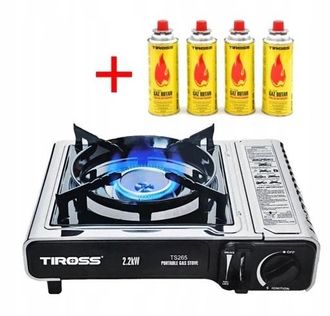 OEM Hornilla De Camping + Gas X 4 Unidades. Ts-265 Picnic Camping Outdoor