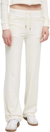 Juicy Couture Del Ray Pocketed Pant - Dames - Sweatpants - Beige - L - Broeken