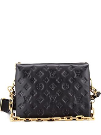 Louis Vuitton Coussin Bag Monogram Embossed Lambskin PM crossbody bag - Black