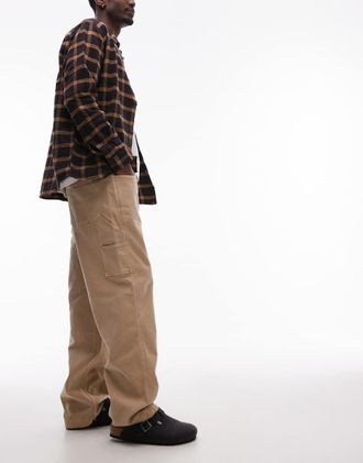 Tommy Jeans Carpenter pants in beige-Neutral