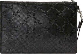 Gucci GG Embossed Pouch Black 625569-1W3AN-1000