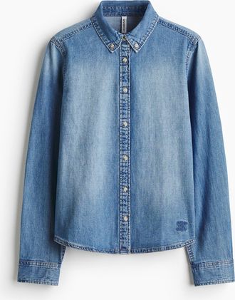 H&M Denimbluse - Blue