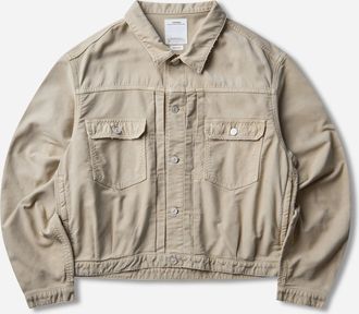 Visvim Men s 101XX JKT G.Cords Beige