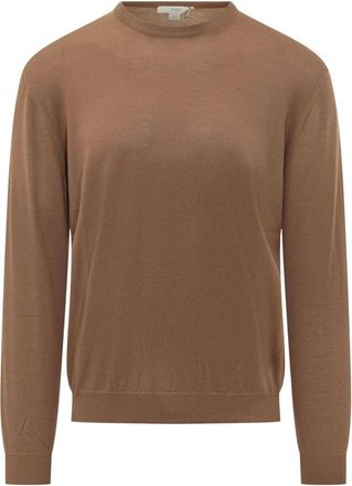 Malo Round-neck Truien - Heren - Ronde hals truien - Bruin - L - Truien & Vesten