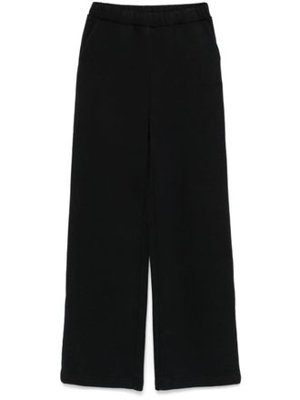 Rotate organic cotton track trousers - women - Organic Cotton - M - Black