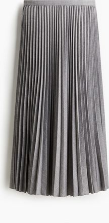 H&M Faltenjupe - Grau