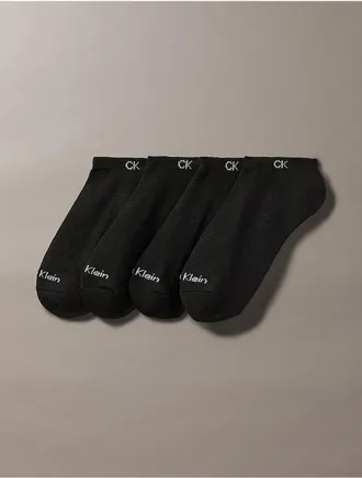 Calvin Klein Womens Basic Cushion No Show 6-Pack Socks - Black