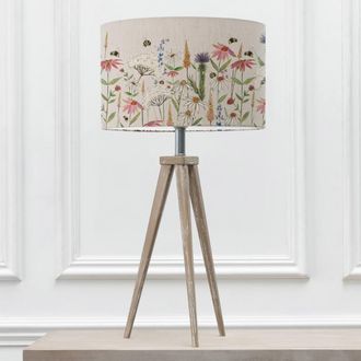 Voyage Maison Aratus Tripod Lamp with Hermione Eva Lampshade in Grey