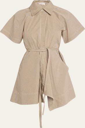 A.L.C. Julie Pinstripe Mini Shirtdress