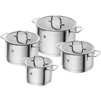 Zwilling Zwilling - Trueflow Pot Set - Stainless Steel - 4-pcs