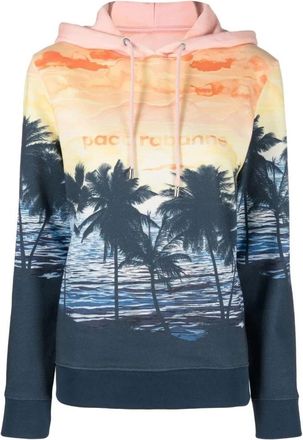 Paco Rabanne Casual Multicolour Katoenen Sweatshirt - Dames - Hoodies - Veelkleurig - XS - Katoen - Hoodies & sweatvesten