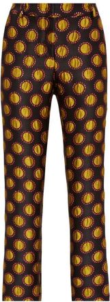 La DoubleJ Winter Sun Cigarette Broek - Dames - Chinos - Veelkleurig - M - Polyester - Broeken