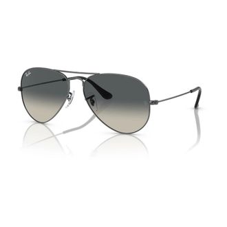 Ray-Ban Sunglasses, unisex, Gray, Size: 55 MM Aviator Large Metal Sunglasses
