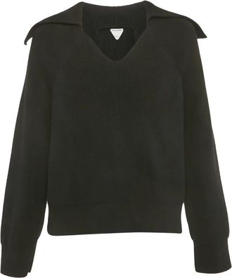 Bottega Veneta Maglione a coste - Nero