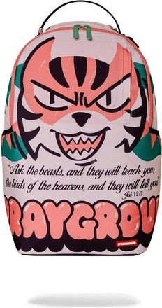 Sprayground Untamed Tiger Face Dlxr B7520 Unisex Large Multicolor Backpacks GBS5