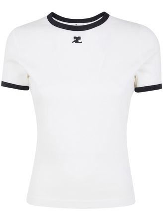 Courr&egrave;ges Signature Contrast T-Shirt