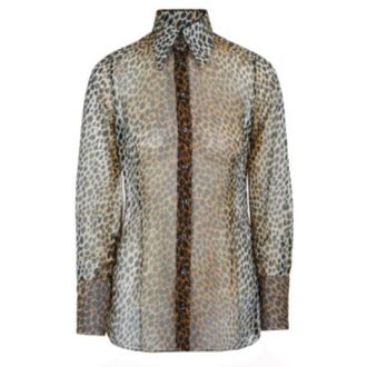 Dolce & Gabbana Dames, Blouses & Shirts, Bruin, Maat: XS