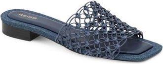 Reiss Mabel Slide Sandal in Blue at Nordstrom, Size 36