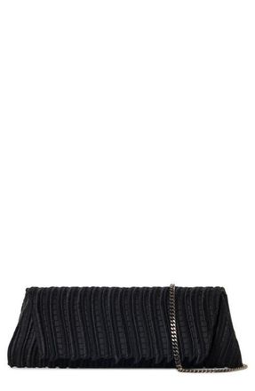 Akris Small Anouk Ladder Stitch Lace East/West Clutch in Black at Nordstrom