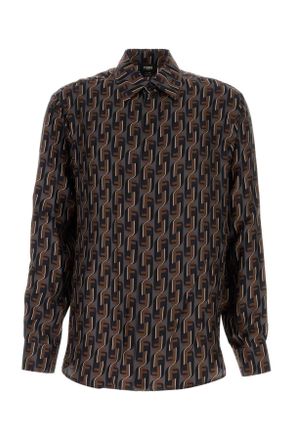Fendi Printed Silk Shirt