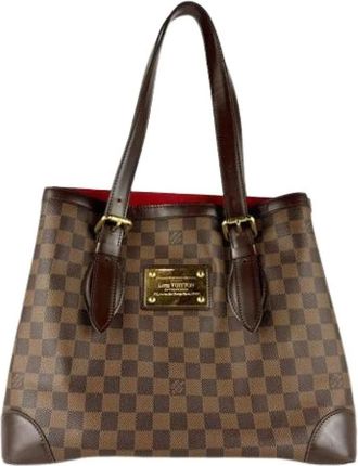 Louis Vuitton Pre-owned Vintage Tote Bag - Dames - Vintage Shopper - Bruin - ONE Size - Vintage