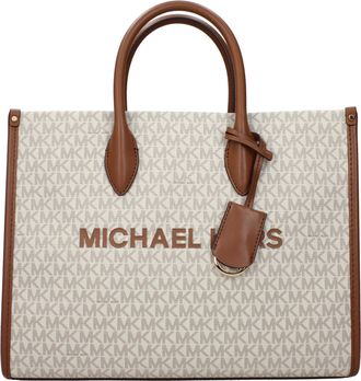 Michael Kors Beige Fabric Womens Handbag