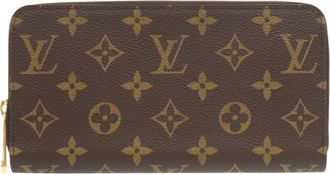 Louis Vuitton Brown Monogram Long Wallet (Bi-Fold) (Pre-Owned)