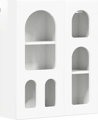 vidaXL Mueble Colgante Con Estante Brillante 59 X 20 X 71.5 Cm Vidaxl