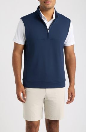 G/Fore Brushed Back Quarter Zip Tech Vest in Twilight at Nordstrom, Size Xx-Large