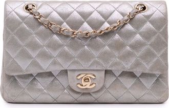 Chanel Medium Classic Iridescent Lambskin Double Flap